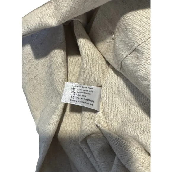 South African Designer Merwe S.A.L.T Belted Button Down skirt XS/S - Picture 3 of 9